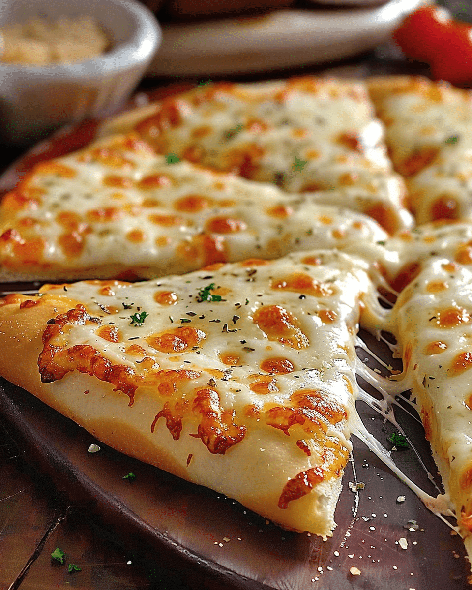 Cheesy Garlic Pizza Bread