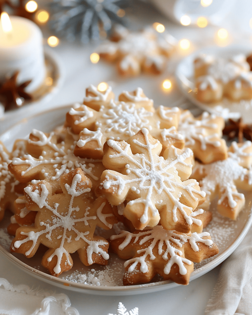 Snowflake Sugar Cookie Sandwiches