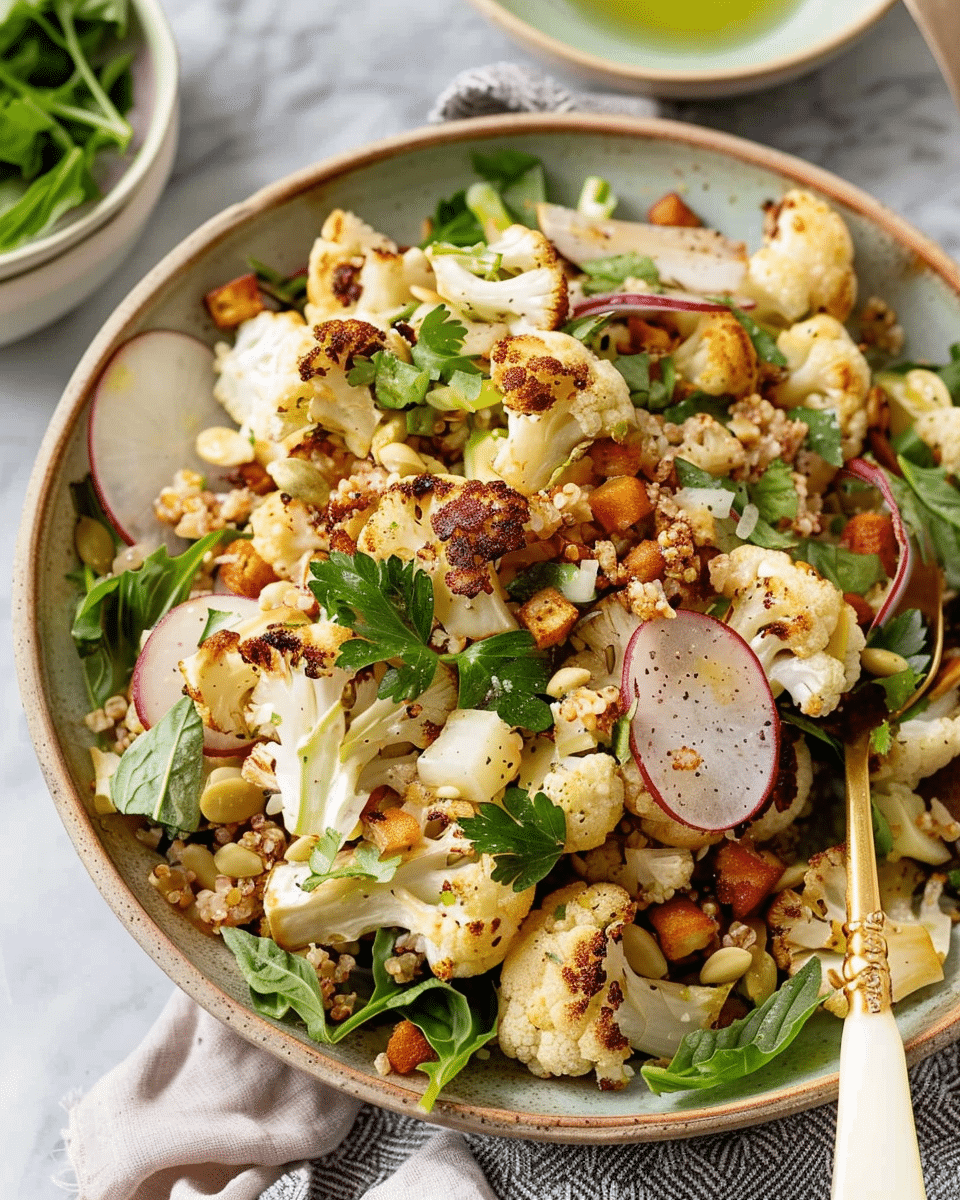 Roasted Cauliflower Salad
