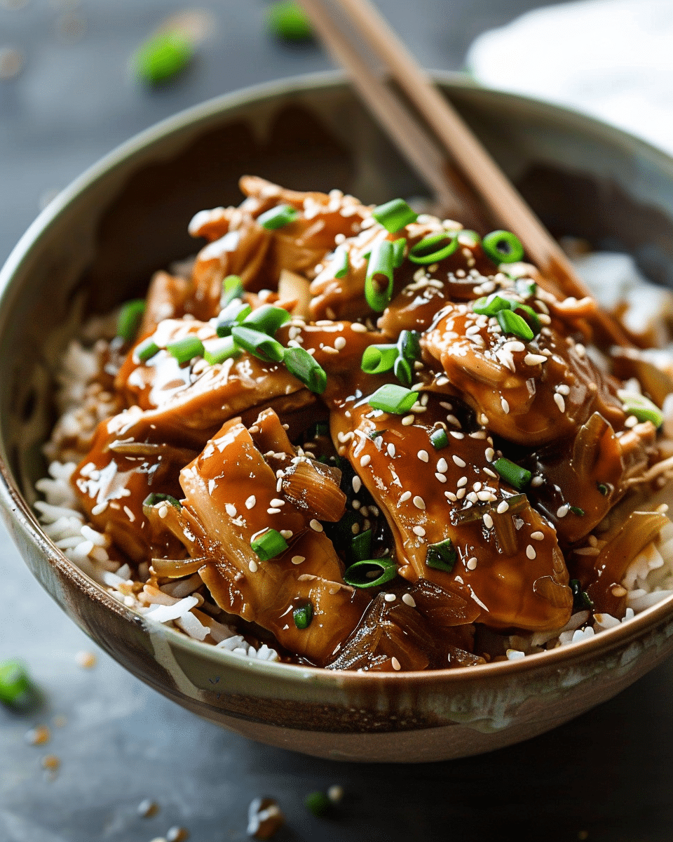 Slow Cooker Honey Teriyaki Chicken