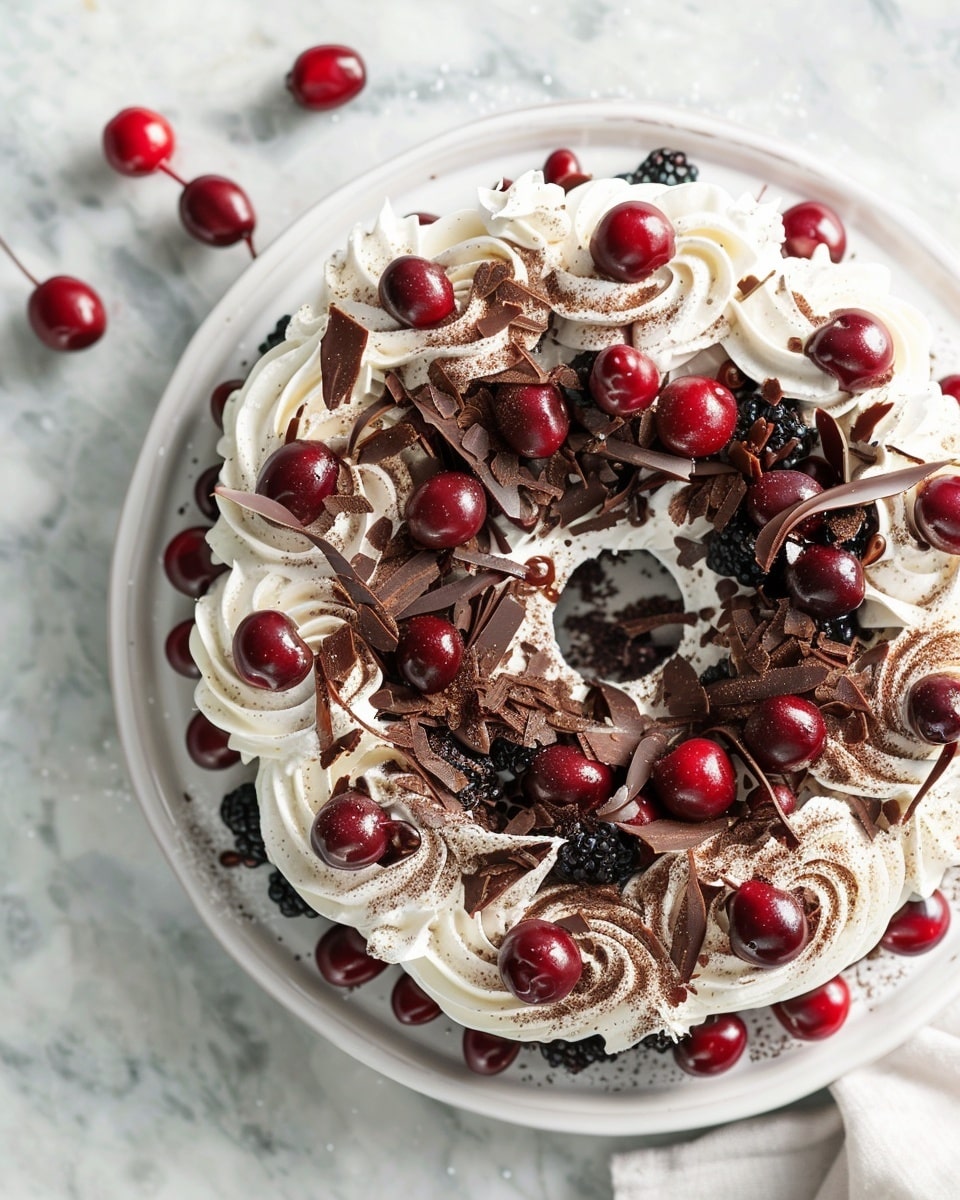 Easy Black Forest Wreath