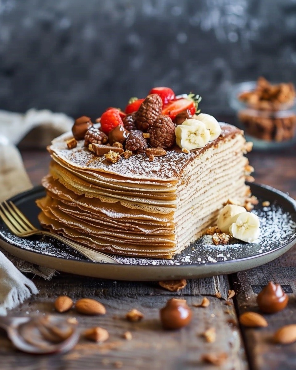Nutella Crepe Cake