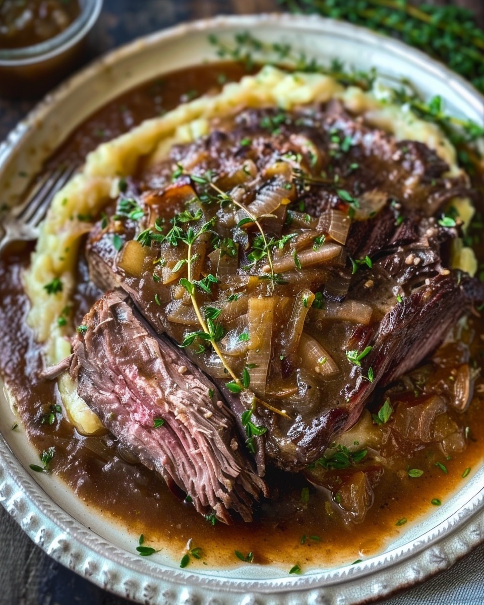 Juicy French Onion Pot Roast