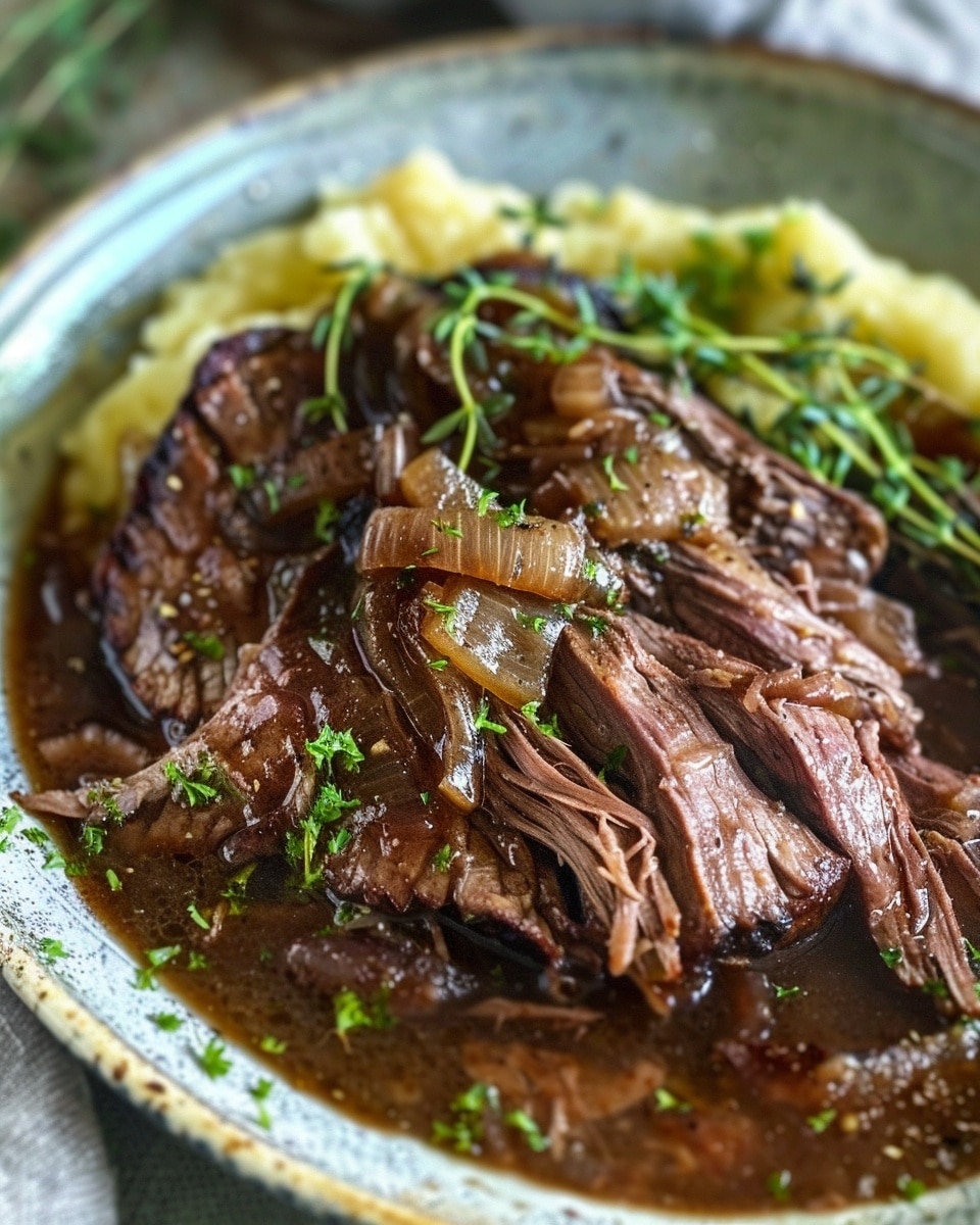 Juicy French Onion Pot Roast