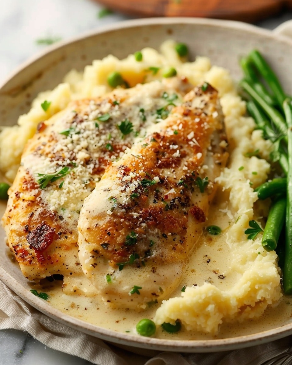 Creamy Garlic Parmesan Chicken Breast