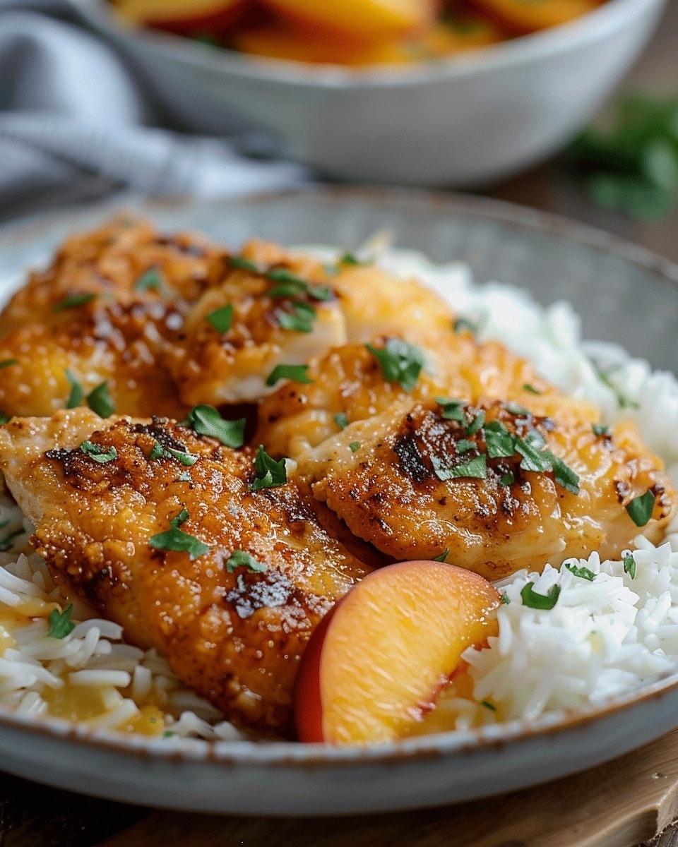 Coconut Peach Chicken Recipe