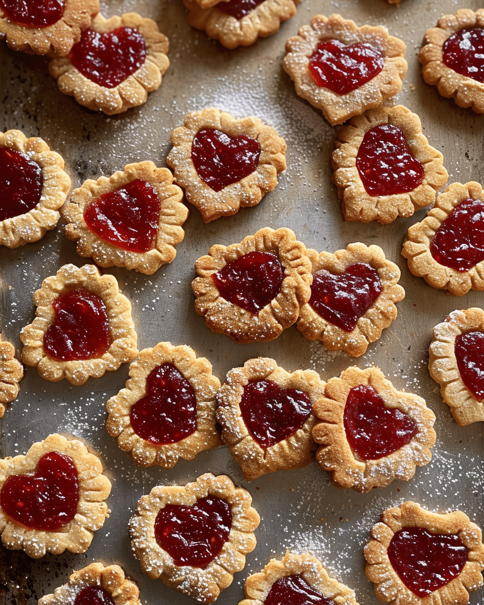 Heart Jam Cookies