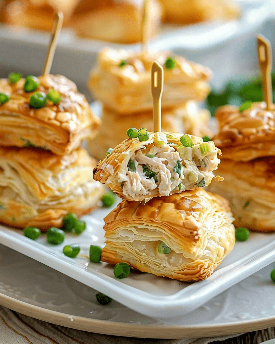 Healthy Chicken Salad Puffs
