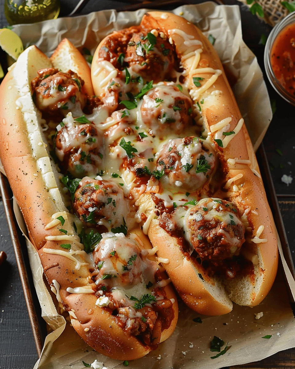 Ultimate Beefy Meatball Sub Delight