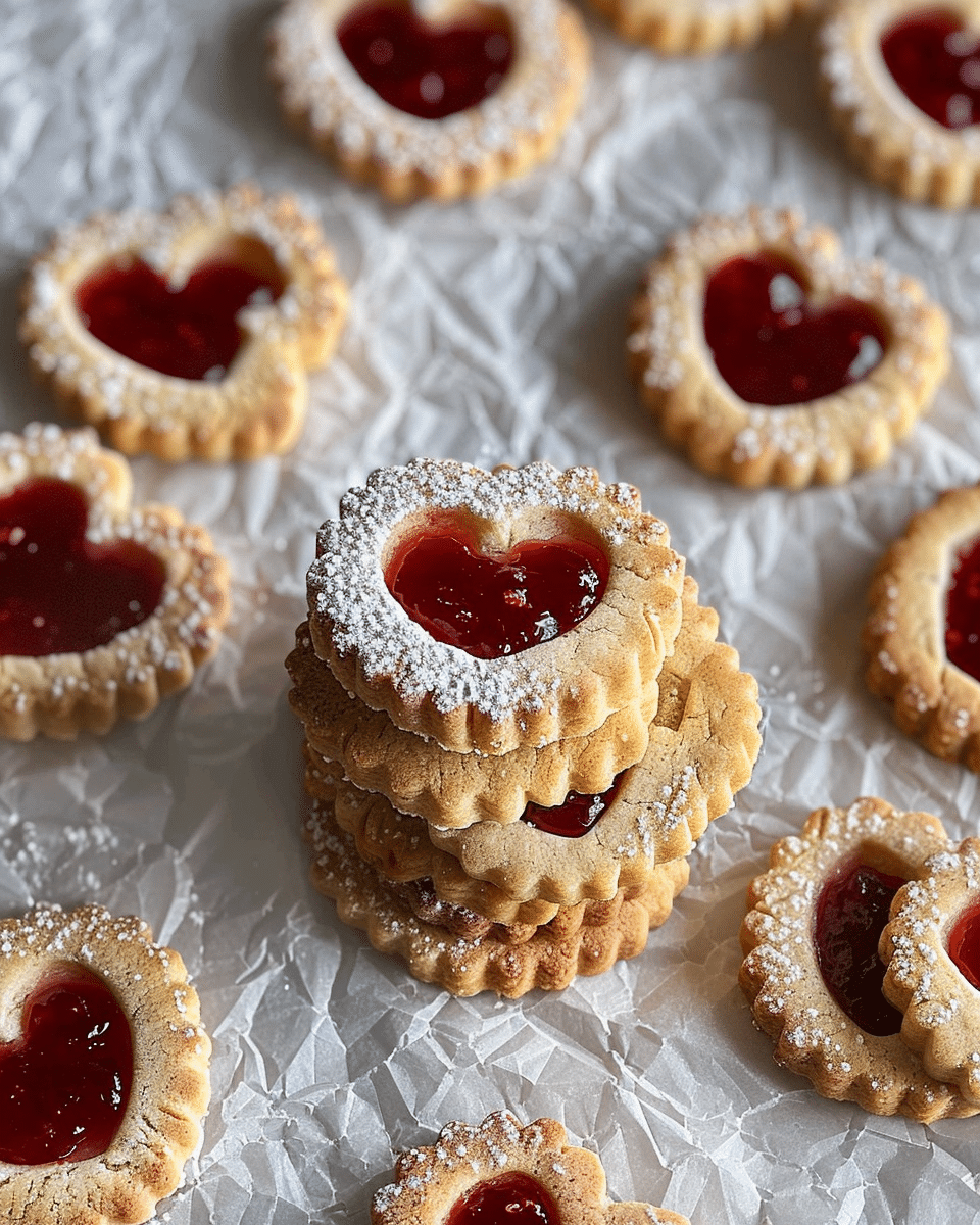 Heart Jam Cookies