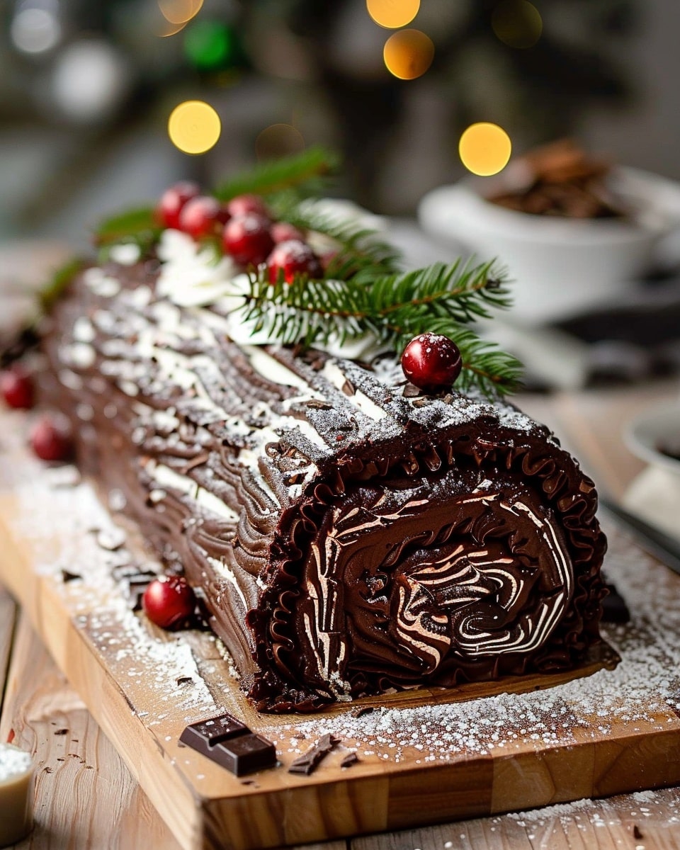 Chocolate Yule Log