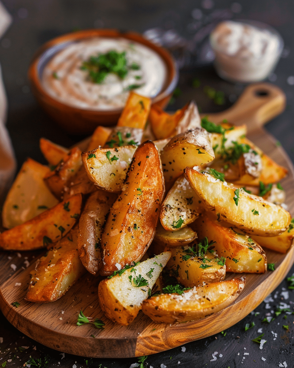 Crispy Potato Wedges Recipe