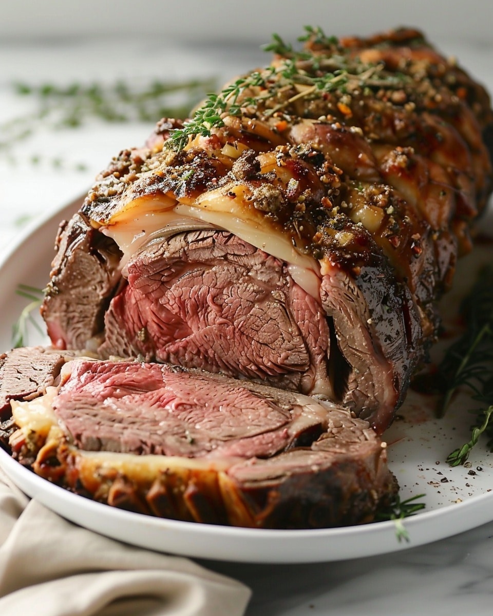 Stuffed Standing Rib Roast