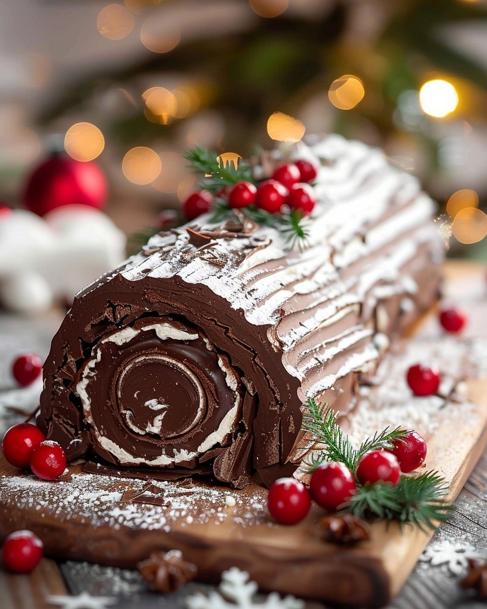 Chocolate Yule Log
