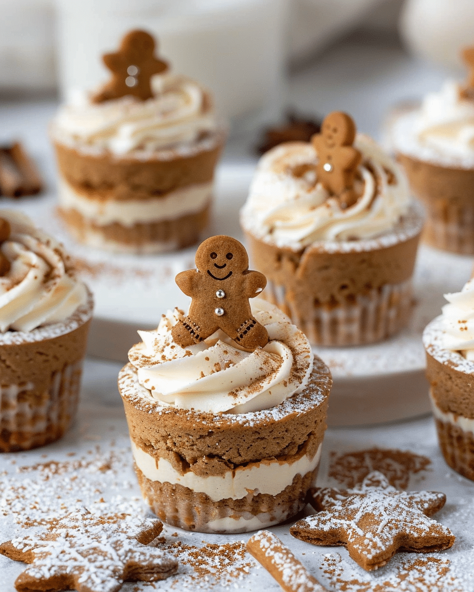 Easy Apple Crisp Mini Cheesecakes