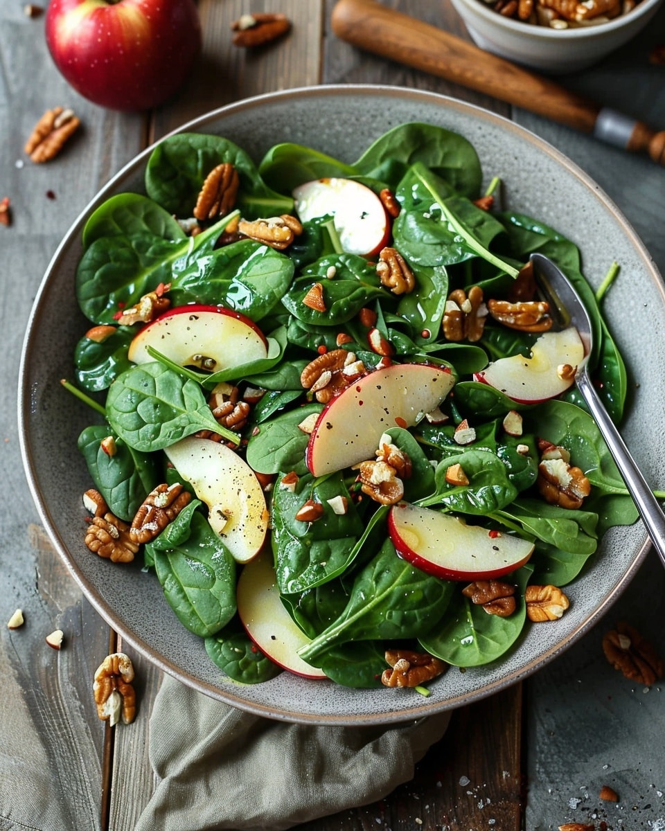 Nourishing Spinach and Apple Salad Recipe