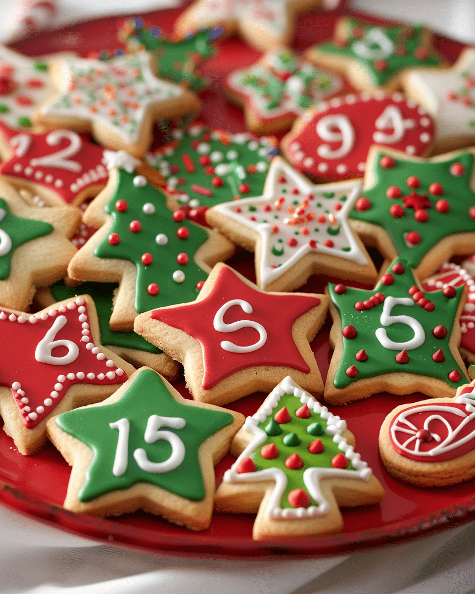 Advent Calendar Cookies