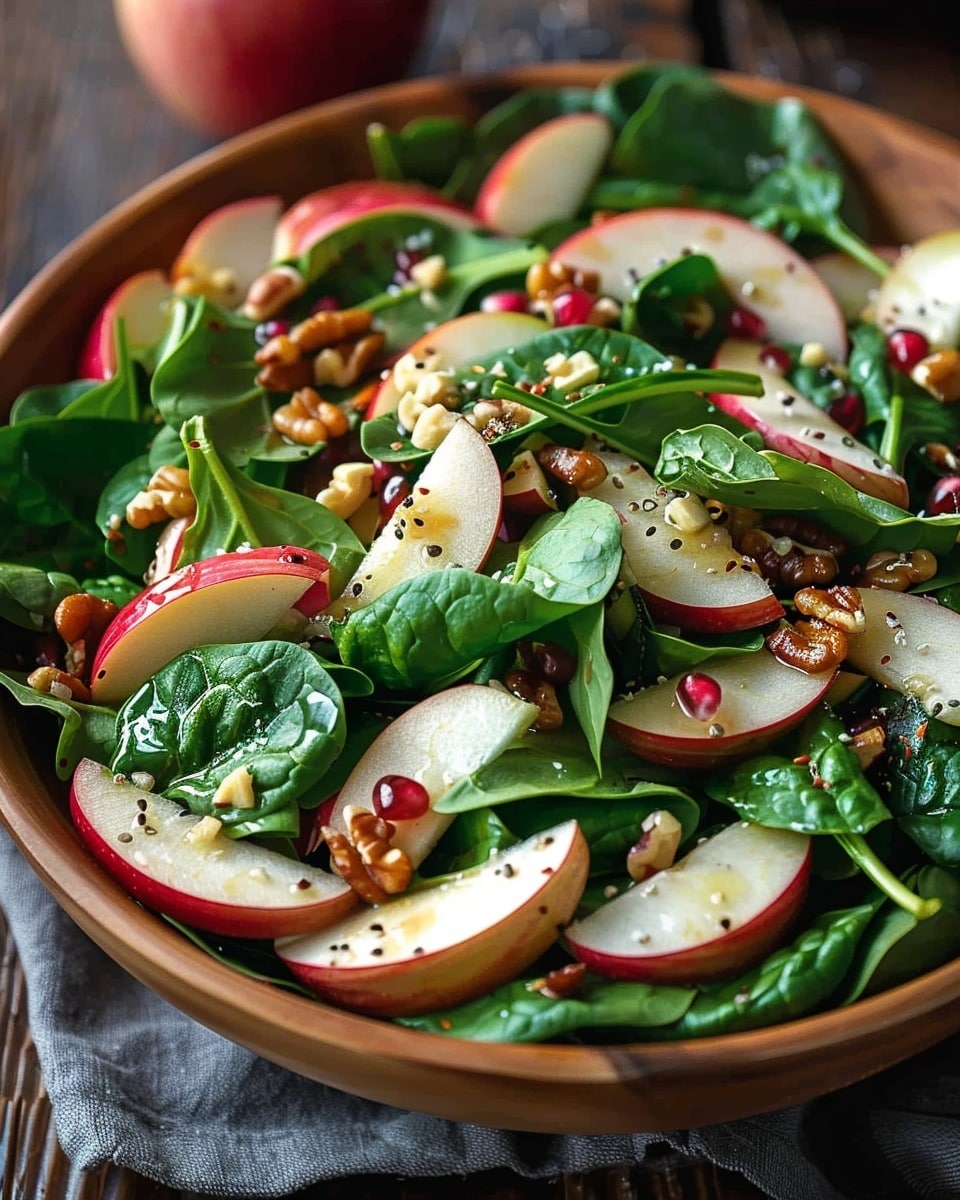 Nourishing Spinach and Apple Salad Recipe