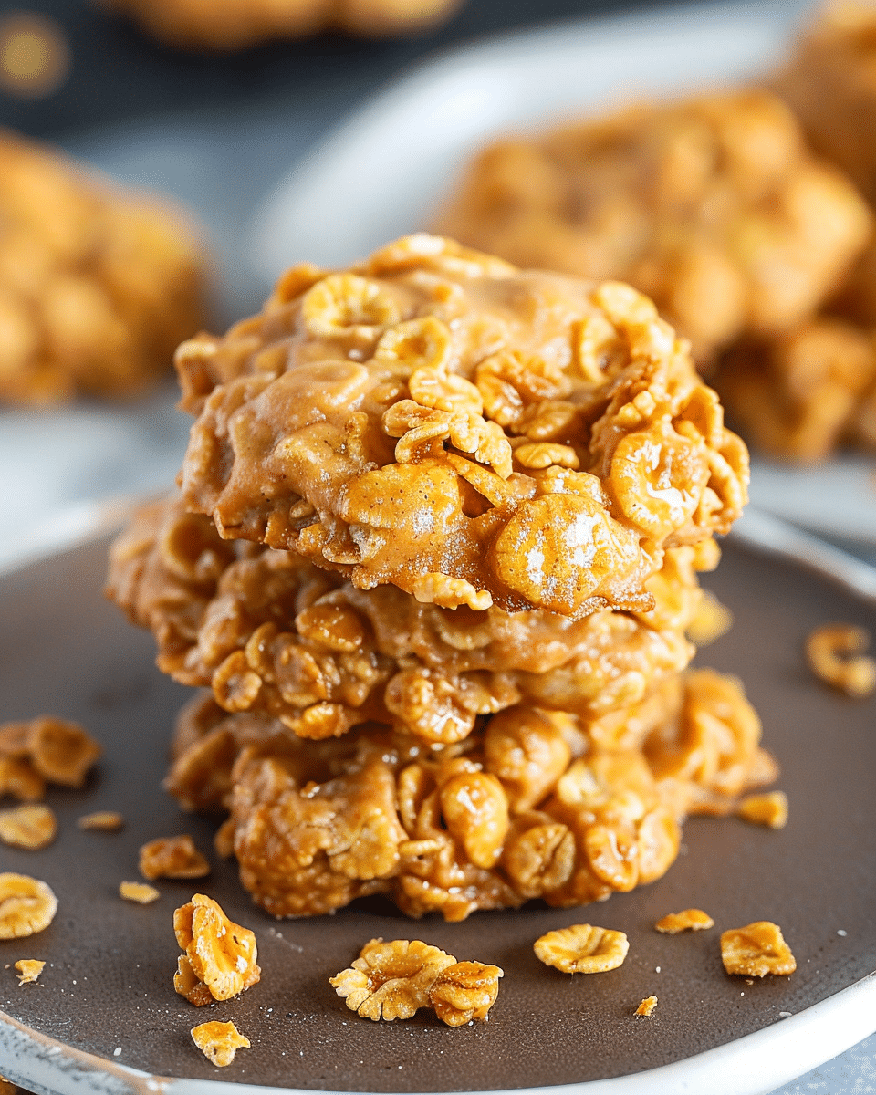 Cornflake Peanut Butter Cookies