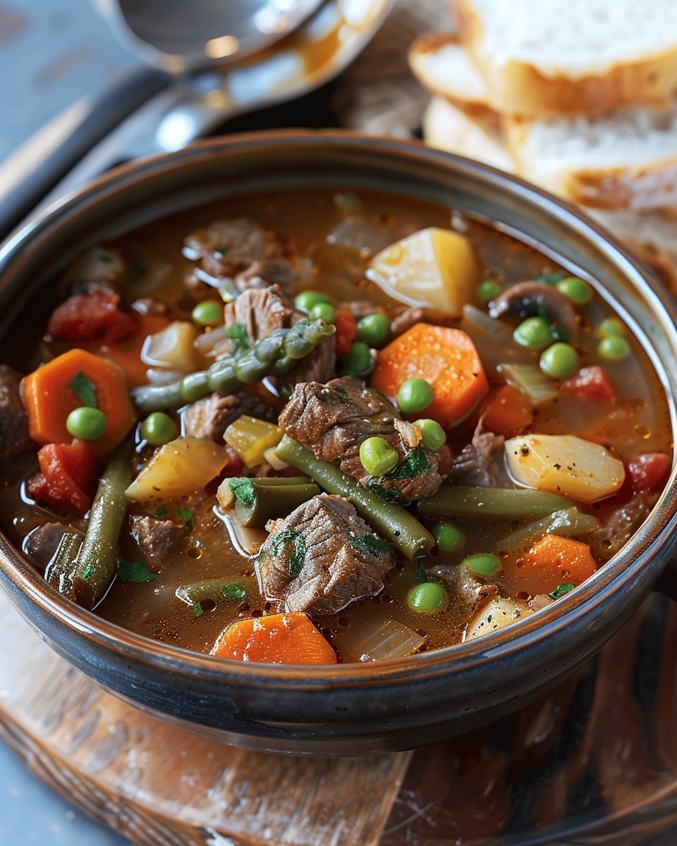Hearty Beef and Vegetable Soup Recipe