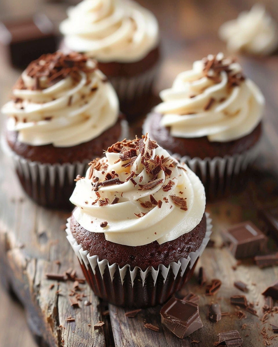 Chocolate Cream Cupcakes