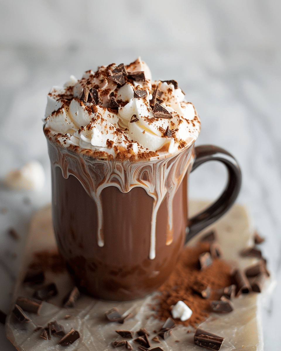 Brownie Batter Hot Chocolate