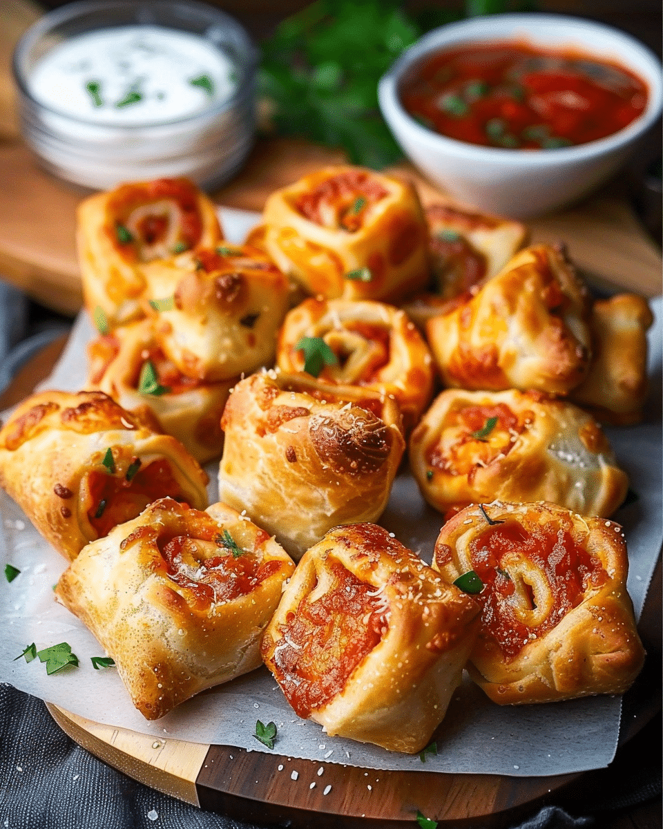 Crispy Air Fryer Pizza Rolls
