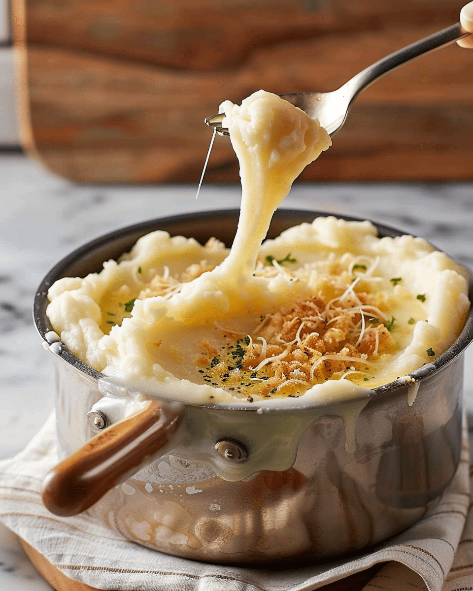 Fondue Mashed Potatoes
