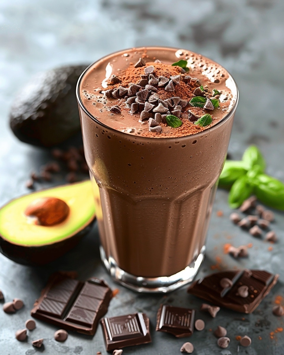 Keto Avocado Chocolate Smoothie Recipe
