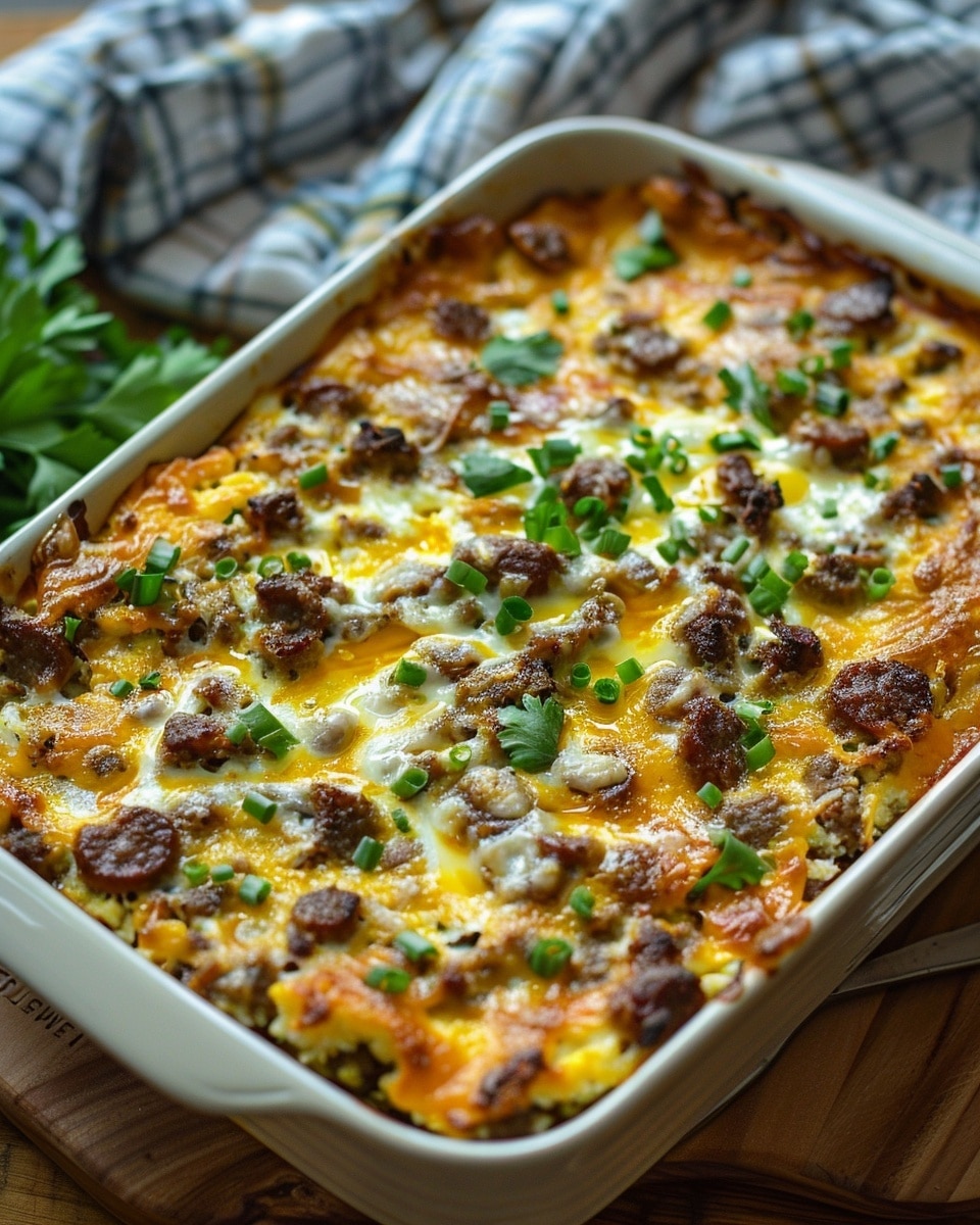 Easy Sausage and Egg Casserole