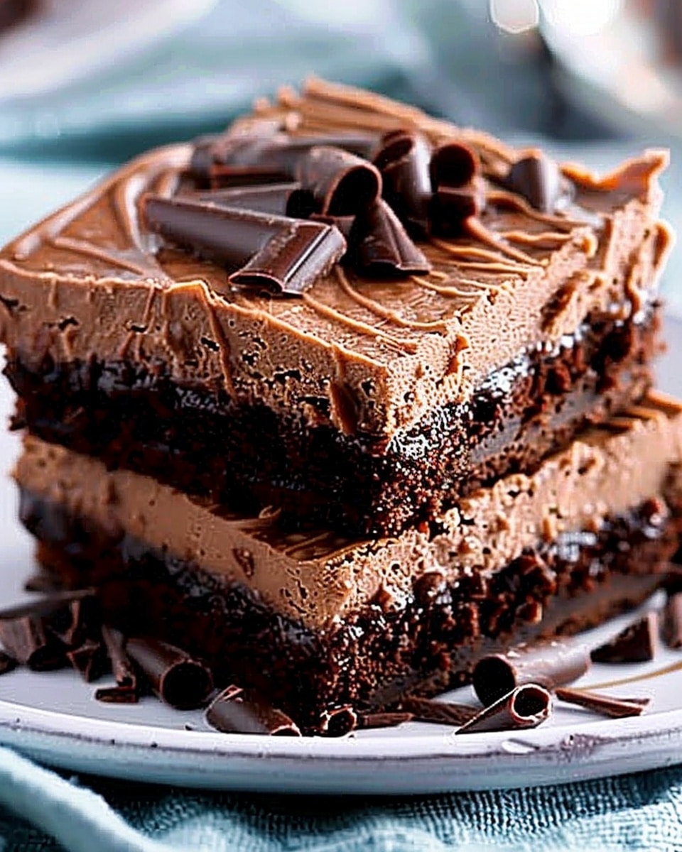 Chocolate Mousse Brownies