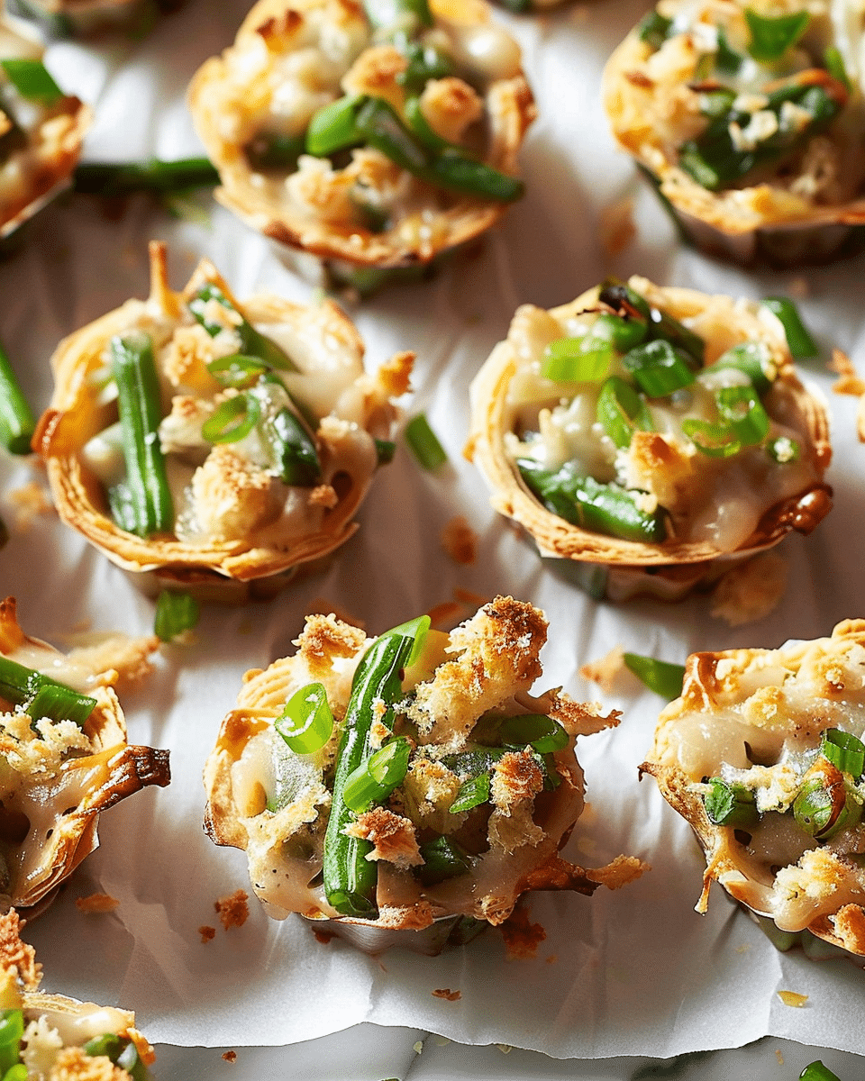 Green Bean Casserole Bites