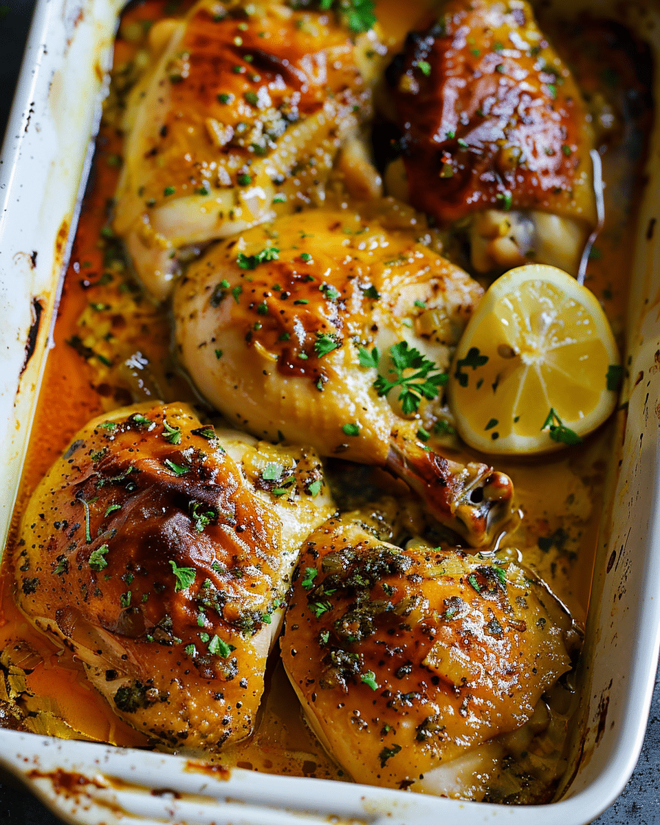 Baked Lemon Butter Chicken