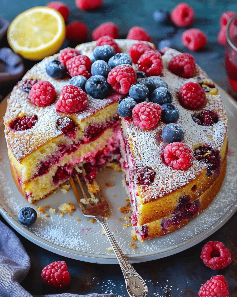 Raspberry Lemon Cake