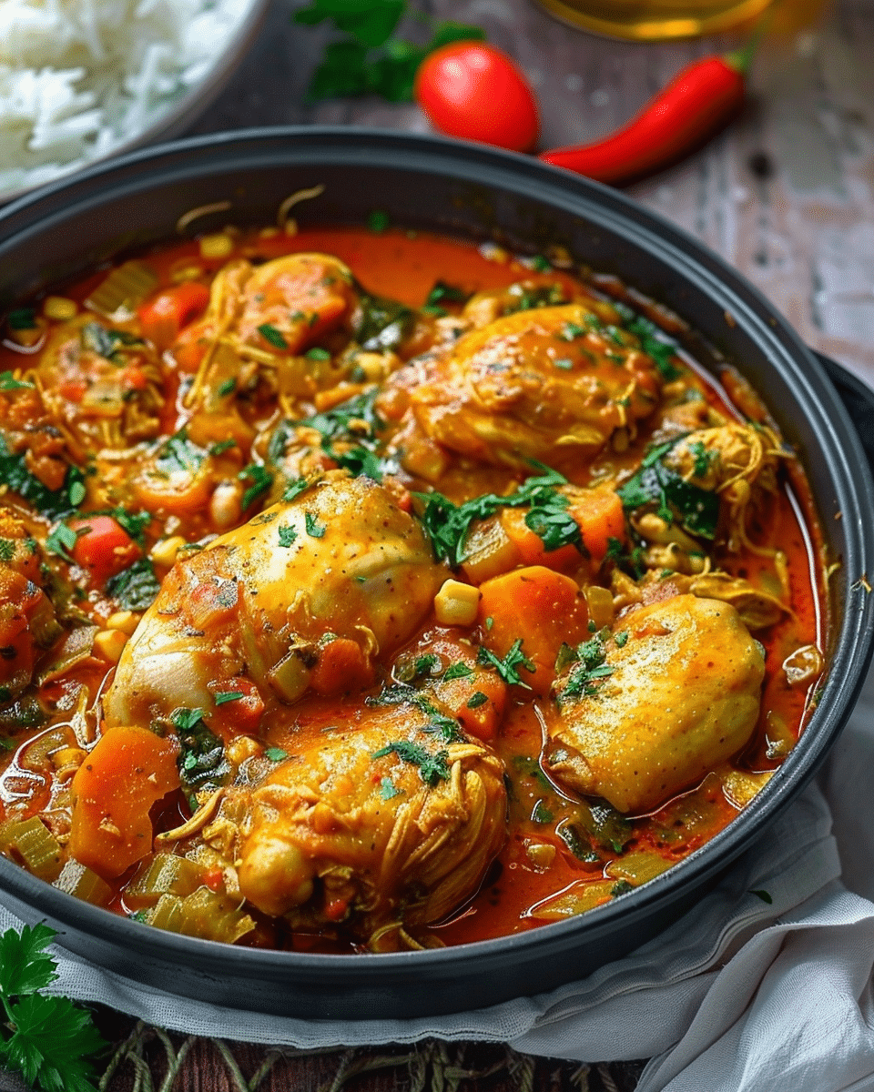 Spicy Nigerian Chicken Stew