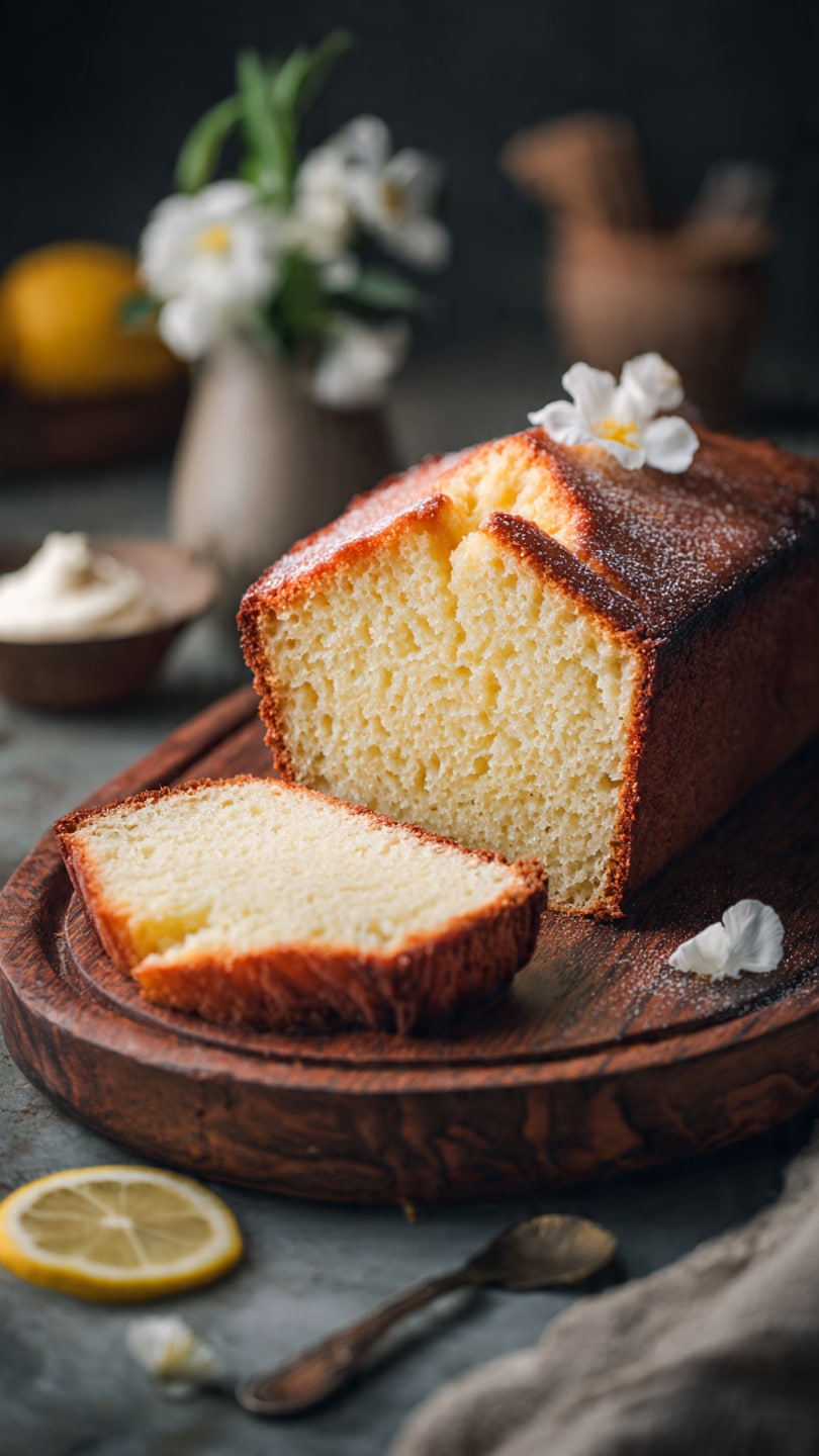 Healthy Greek Yogurt Lemon Loaf Cake