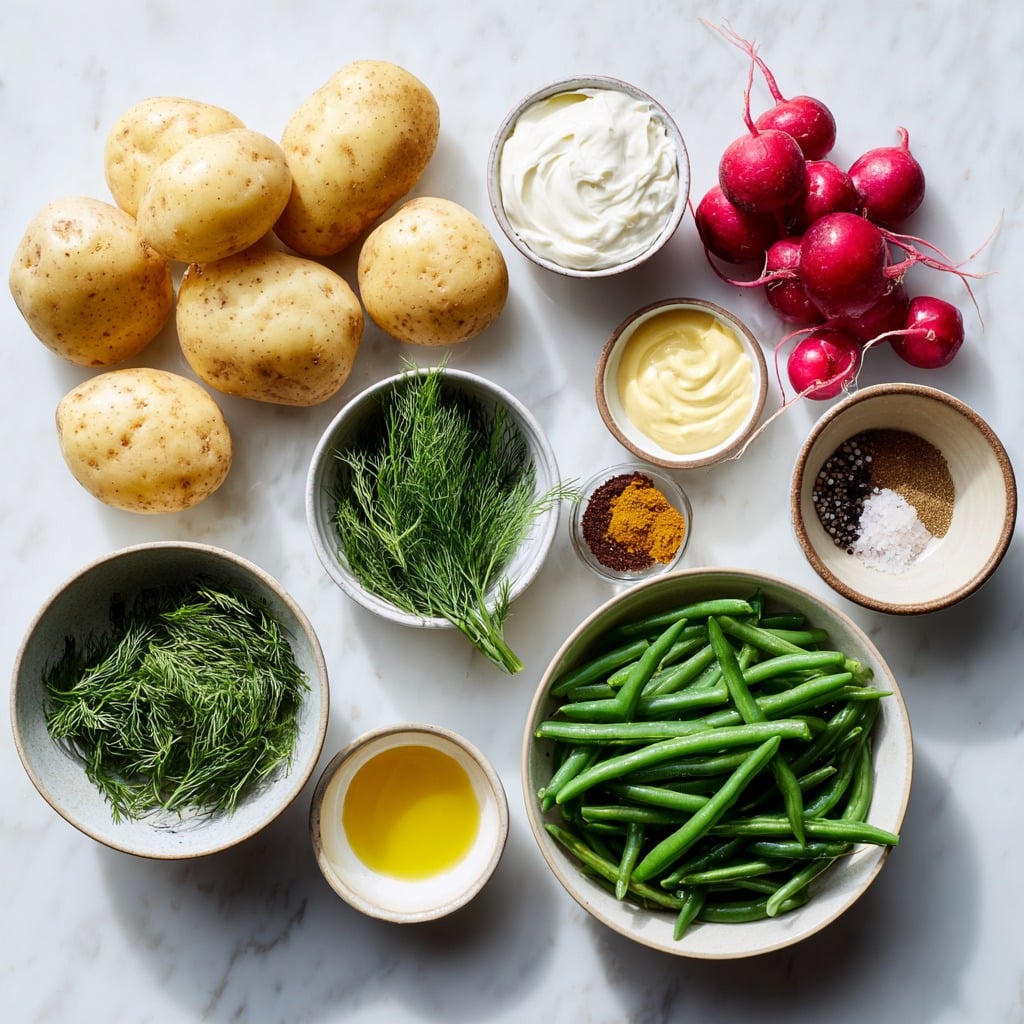 Creamy Green Bean Potato Salad