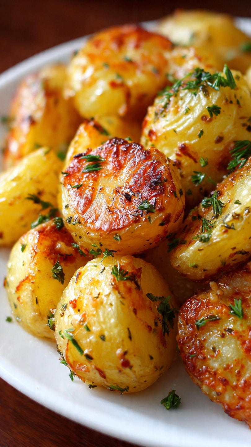 Crockpot Parmesan Roasted Potatoes