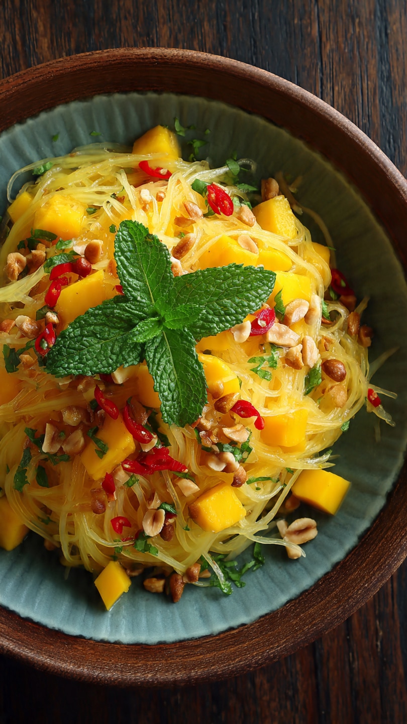 Sweet & Spicy Thai Mango Salad