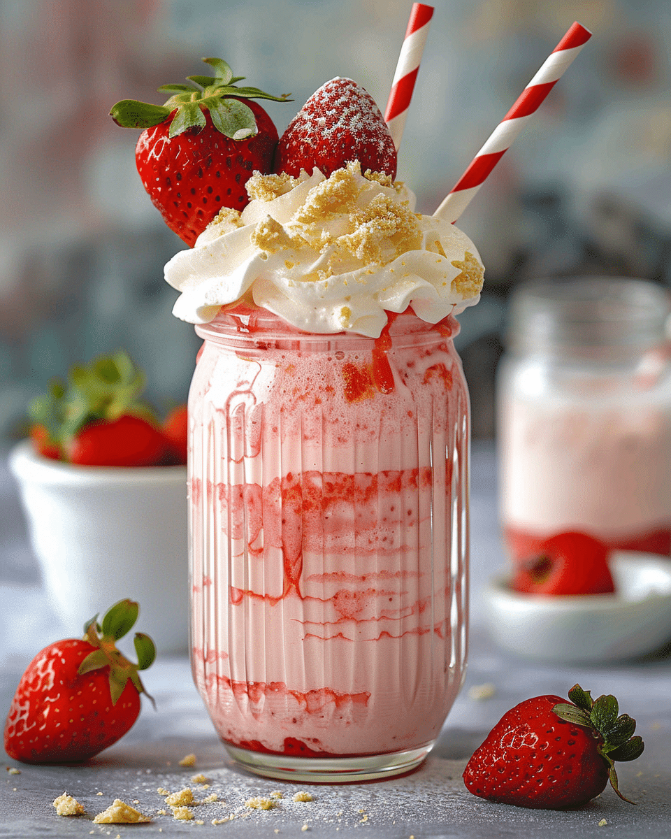 Strawberry Cheesecake Milkshake