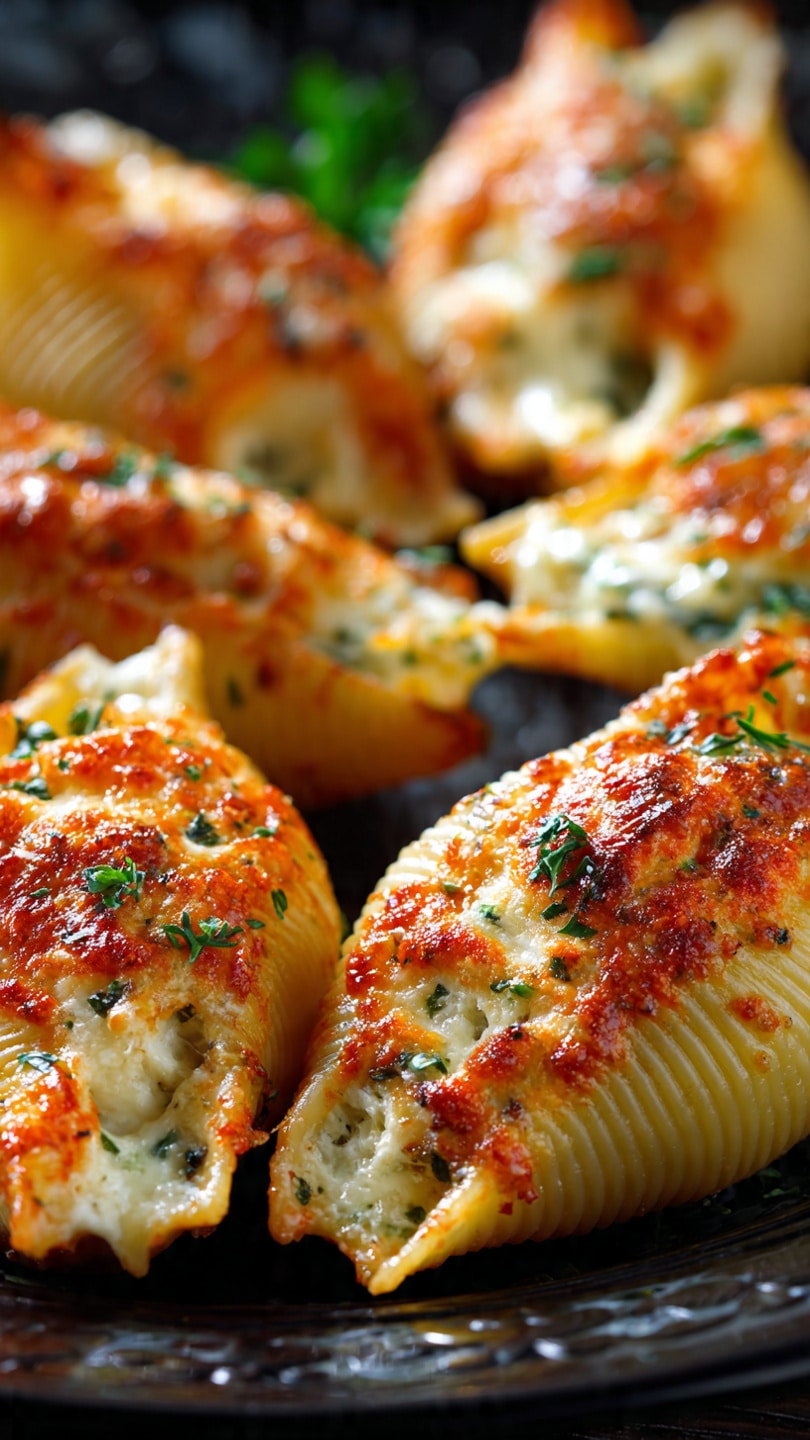 The Best Cheesy Stuffed Pasta Shells
