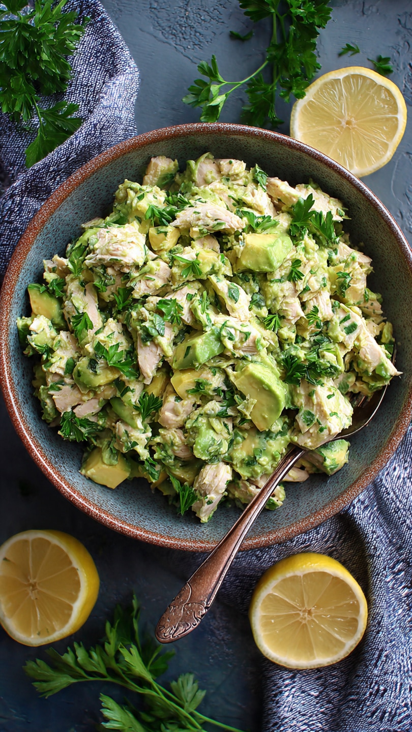 Easy & Healthy Avocado Chicken Salad