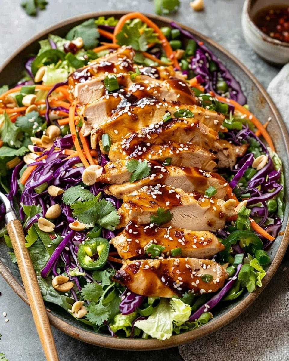 Crunchy Asian Sesame Chicken Salad