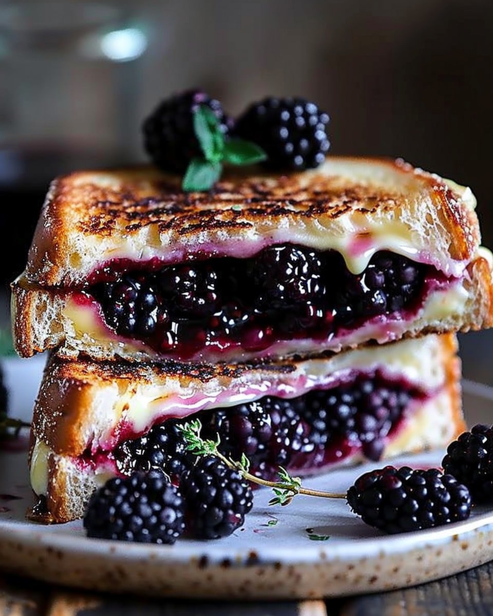 Ultimate Blackberry Balsamic Grilled Cheese