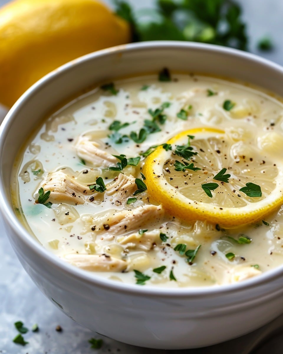 Greek Lemon Chicken Soup