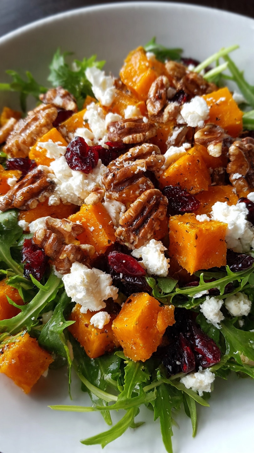 Roast Pumpkin Feta Salad