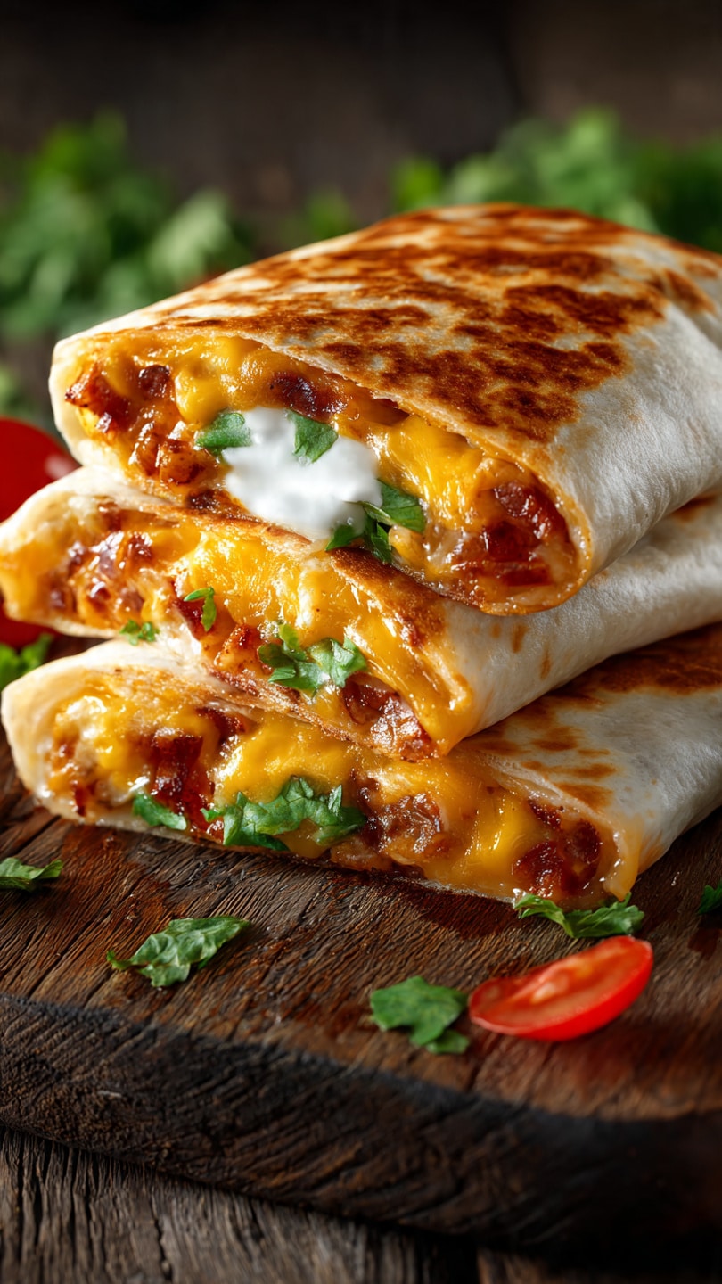 Easy Grilled Cheese Burrito Copycat