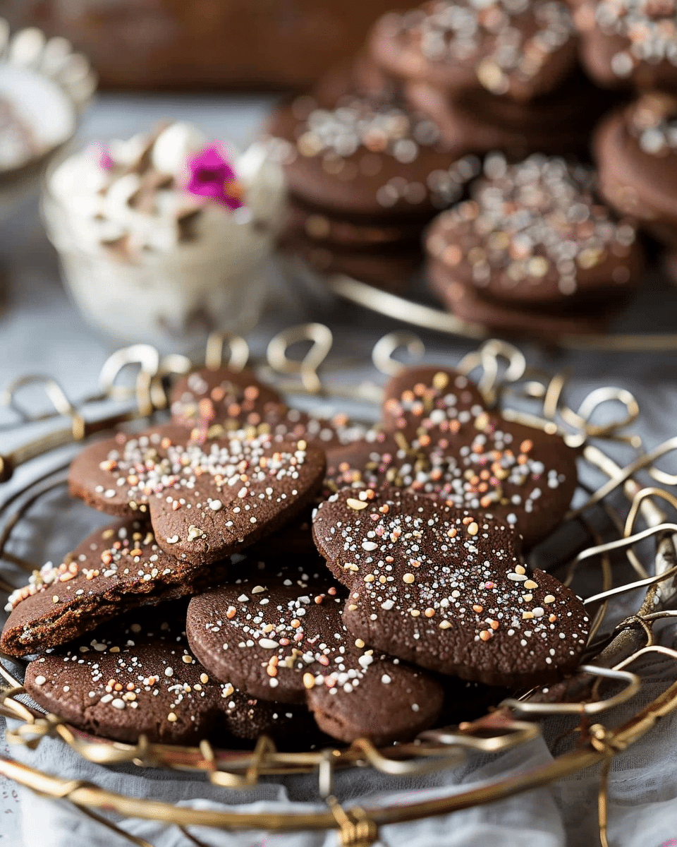 Chocolate Shortbread Cookies