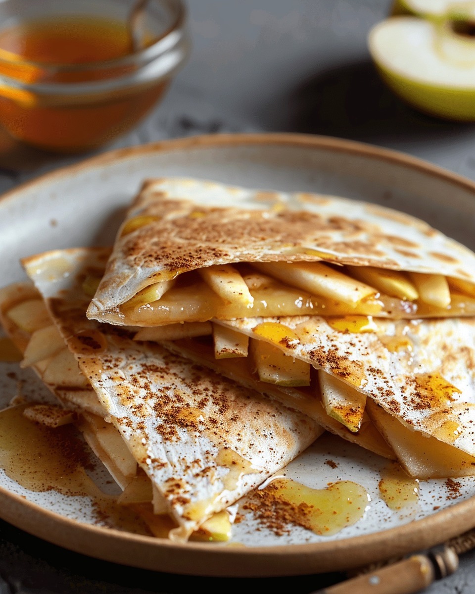 Apple Cinnamon Breakfast Quesadillas