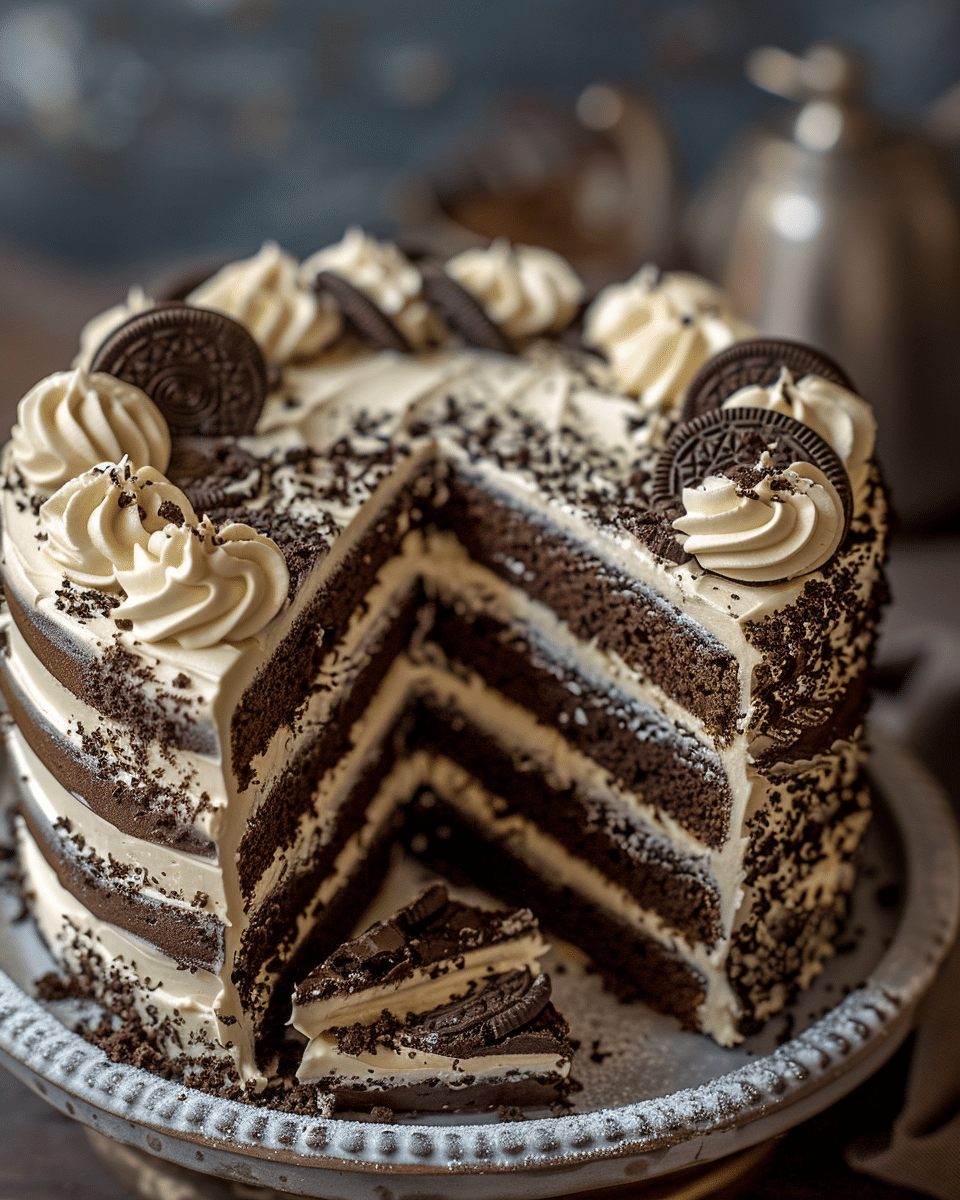 Oreo Biscuit Cake
